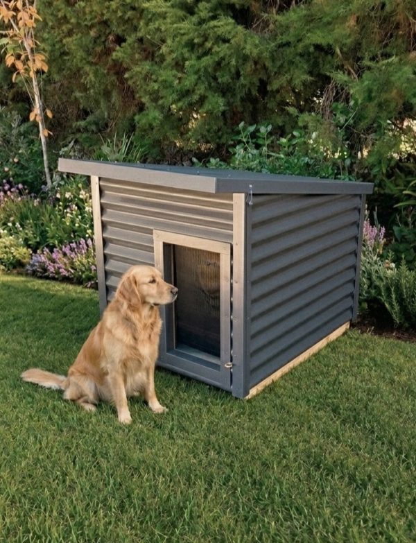 Dog Kennel Colorsteel + Insulated - Large