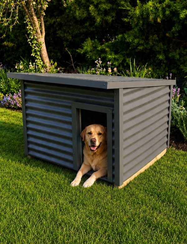 Dog Kennel Colorsteel + Insulated - Extra Large